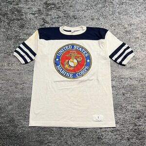 Vintage United States Marine Corps Short Shirt Jersey Mens Medium 70s 80s USA